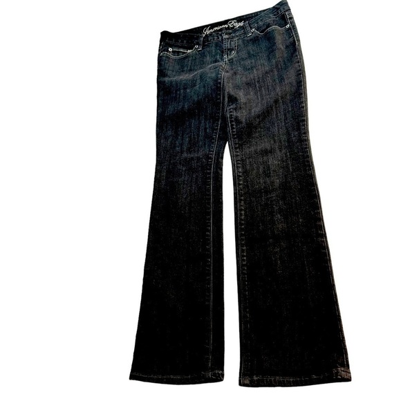 American Eagle Straight Leg Jeans Womens Sz 2 - Picture 3 of 8